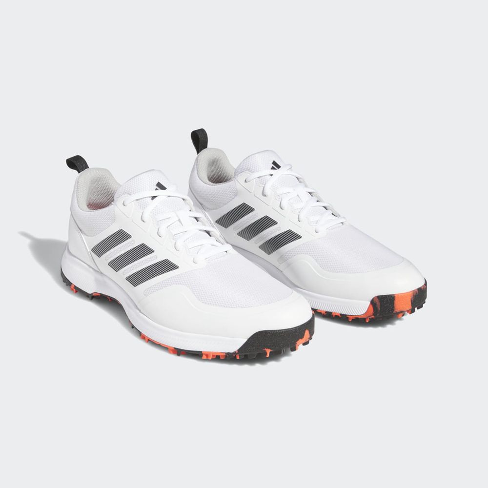 Chaussures De Golf Adidas Tech Response SL 3.0 Blanche Noir Grise Homme | ZIW-27531928