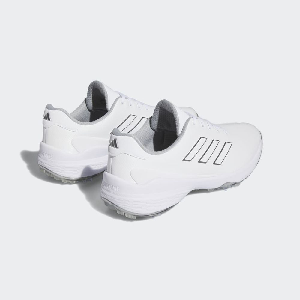 Chaussures De Golf Adidas ZG23 Blanche Argent Homme | CAQ-26582384