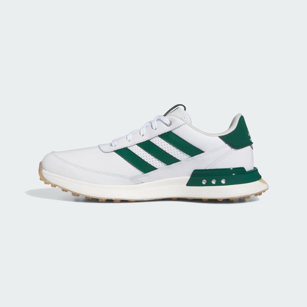 Chaussures De Golf Adidas S2G Spikeless Leather 24 Blanche Vert Homme | BQD-76399658