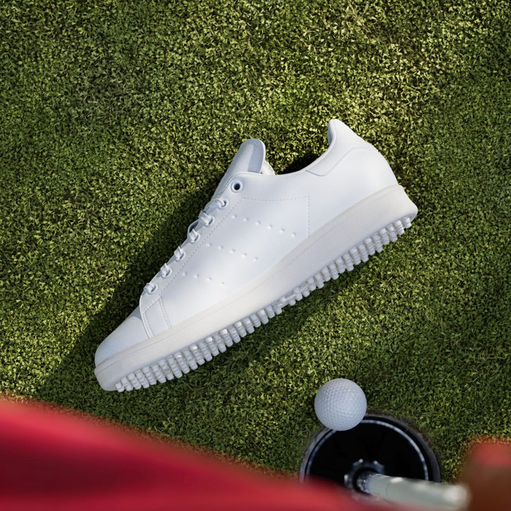 Chaussures De Golf Adidas Stan Smith Blanche Homme | NVI-55452027