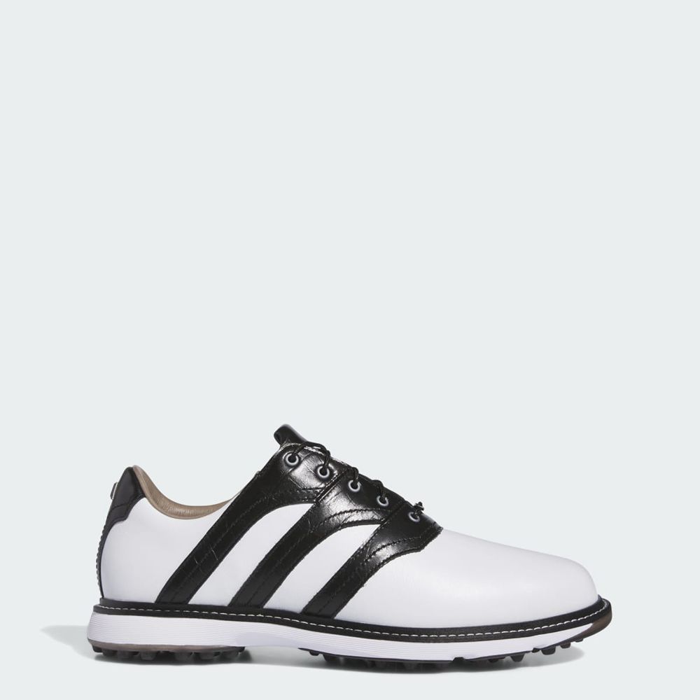 Chaussures De Golf Adidas MC Z-Traxion Spikeless Blanche Noir Homme | OOO-24316818