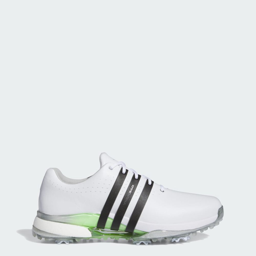 Chaussures De Golf Adidas Tour360 24 Blanche Noir Vert Homme | WAB-99480580