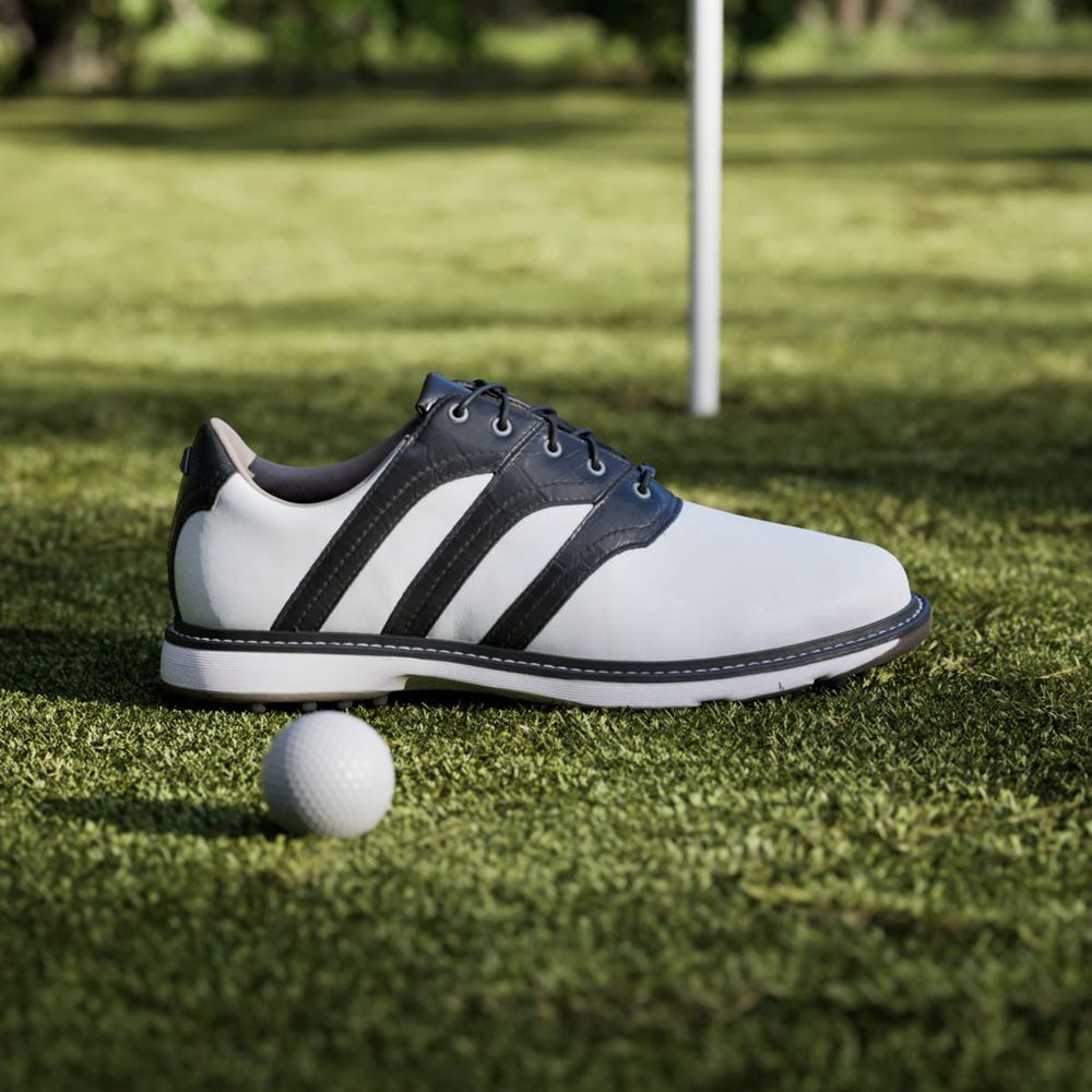 Chaussures De Golf Adidas MC Z-Traxion Spikeless Blanche Noir Homme | OOO-24316818