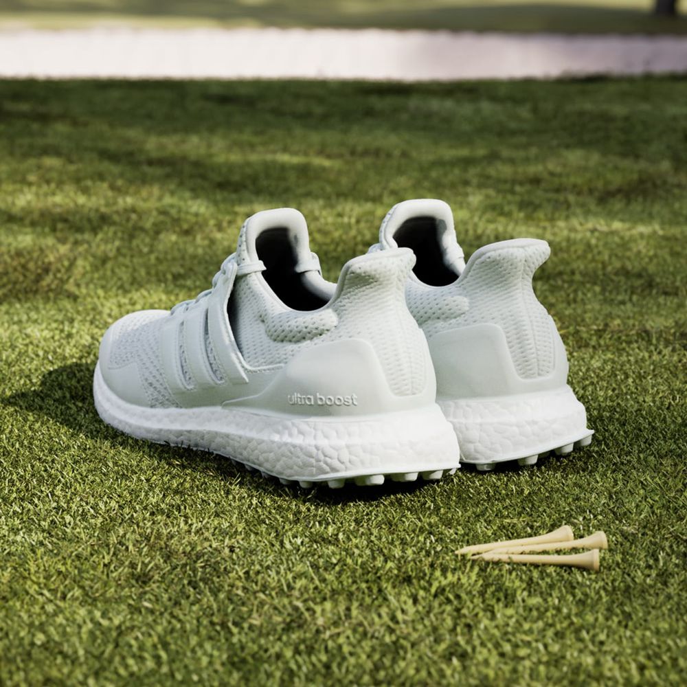 Chaussures De Golf Adidas Ultraboost Vert Blanche Homme | TWR-53827207