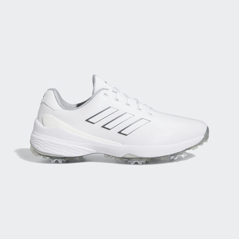 Chaussures De Golf Adidas ZG23 Wide Blanche Argent Homme | UWH-28507882