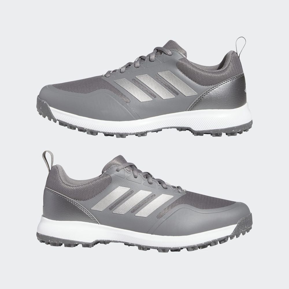 Chaussures De Golf Adidas Tech Response SL 3.0 Wide Grise Argent Doré Homme | QKB-54129217