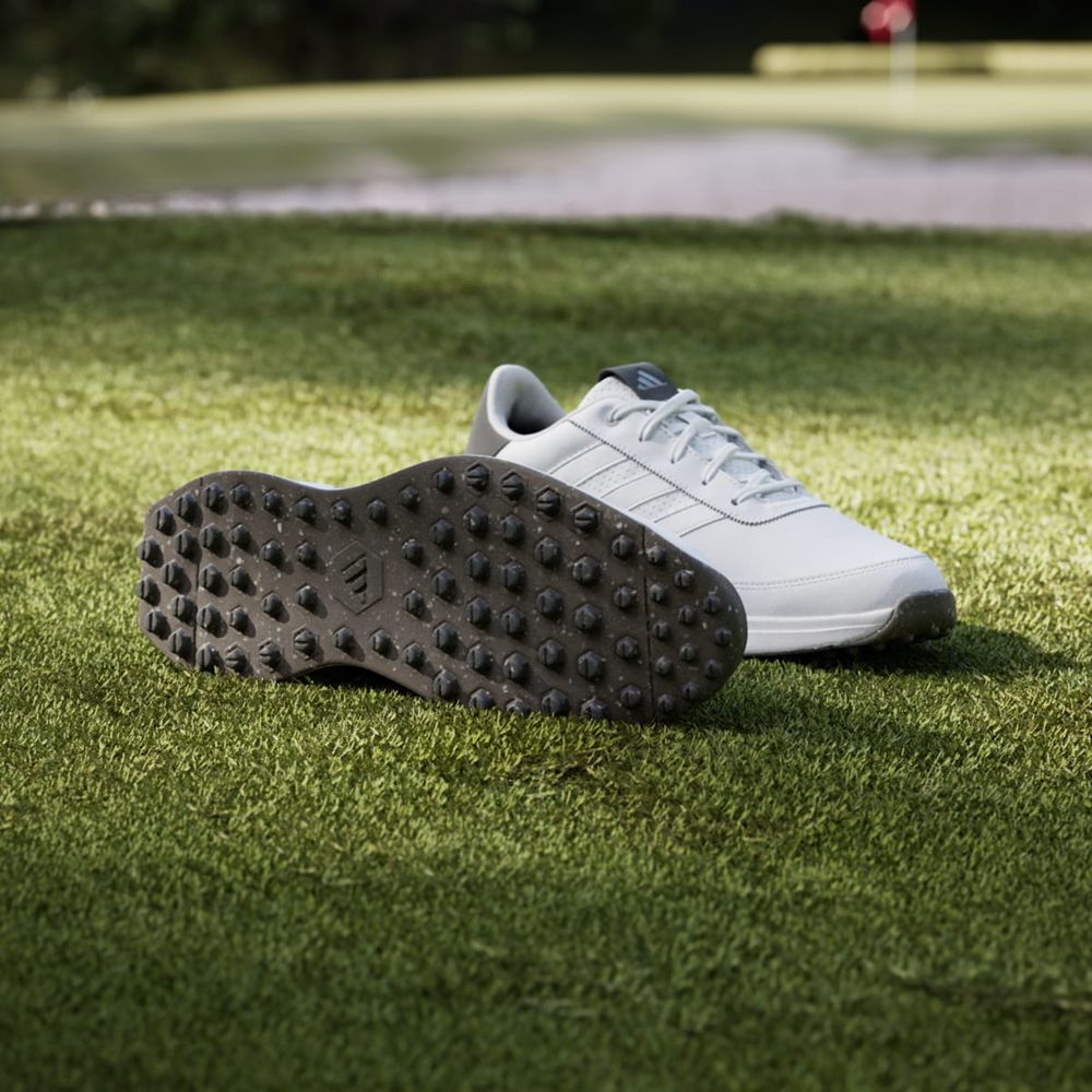 Chaussures De Golf Adidas S2G 24 Leather Spikeless Blanche Grise Homme | WVM-30547946