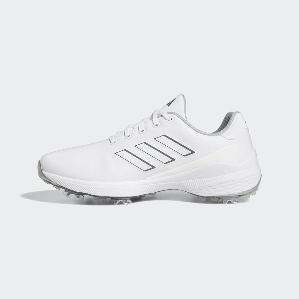 Chaussures De Golf Adidas ZG23 Wide Blanche Argent Homme | UWH-28507882