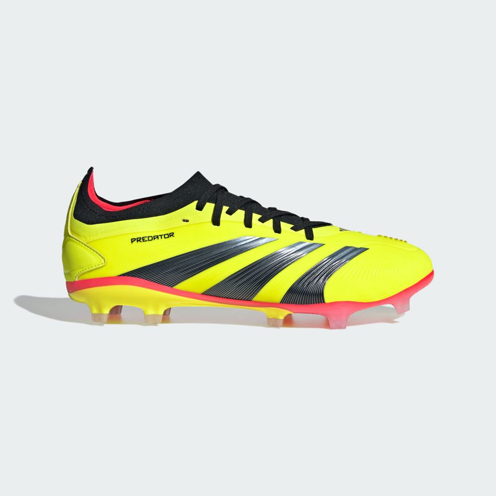 Chaussure de Foot Adidas Predator 24 Pro Firm Ground Jaune Noir Rouge Homme | KPB-93707009