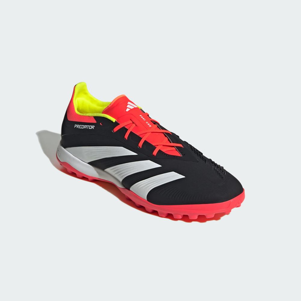 Chaussure de Foot Adidas Predator 24 Elite Turf Noir Blanche Rouge Homme | OSX-44680279