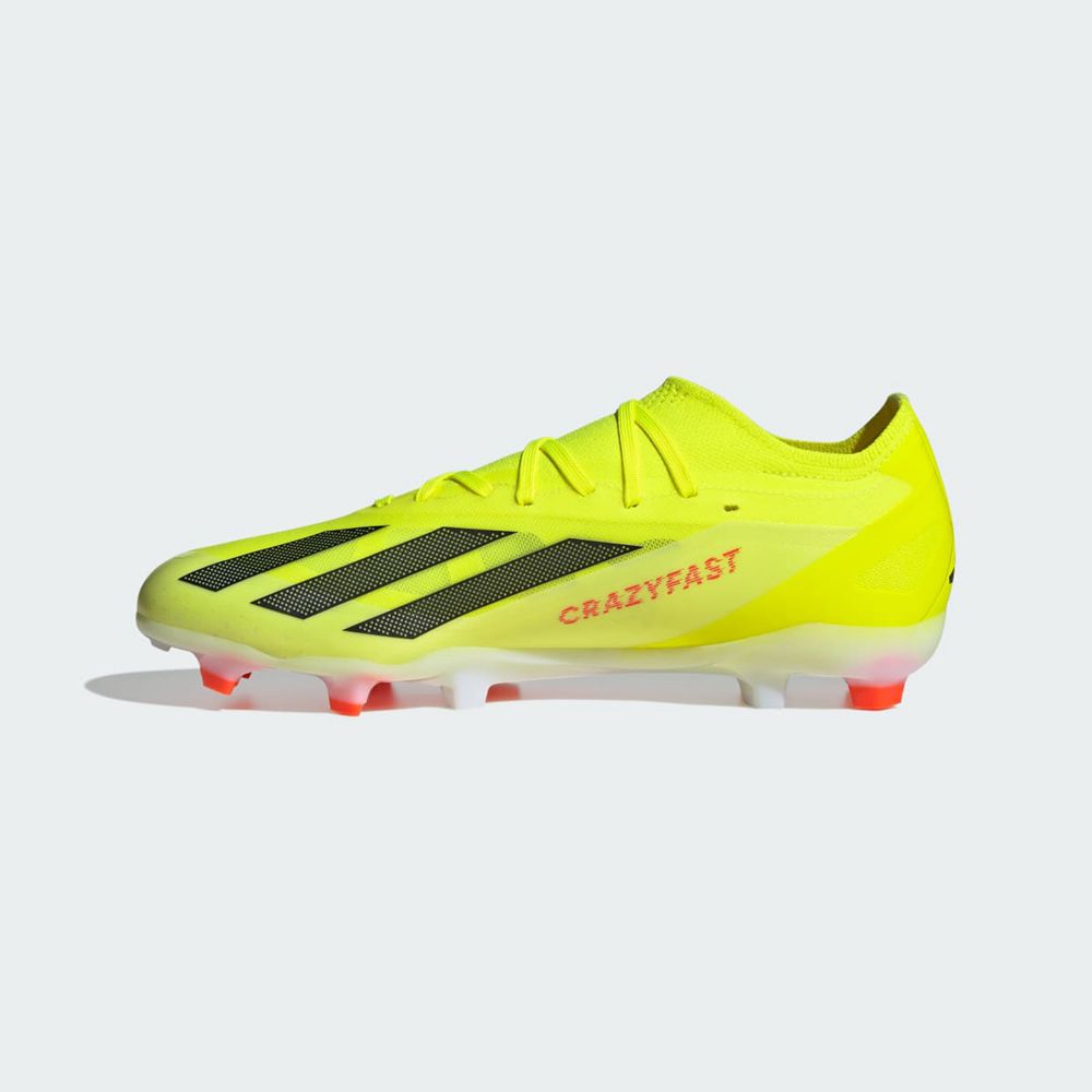 Chaussure de Foot Adidas X Crazyfast Pro Firm Ground Jaune Noir Blanche Homme | RSK-96815372