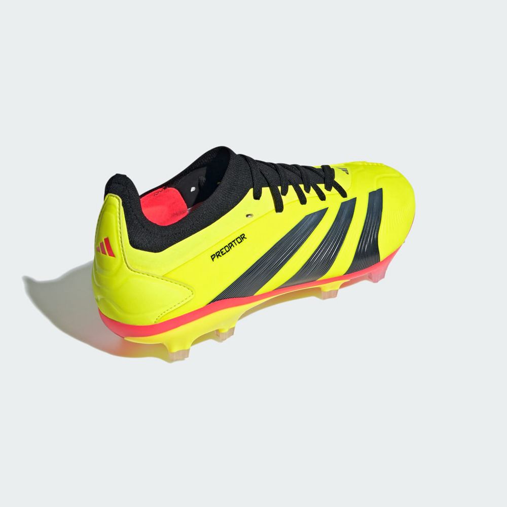 Chaussure de Foot Adidas Predator 24 Pro Firm Ground Jaune Noir Rouge Homme | KPB-93707009