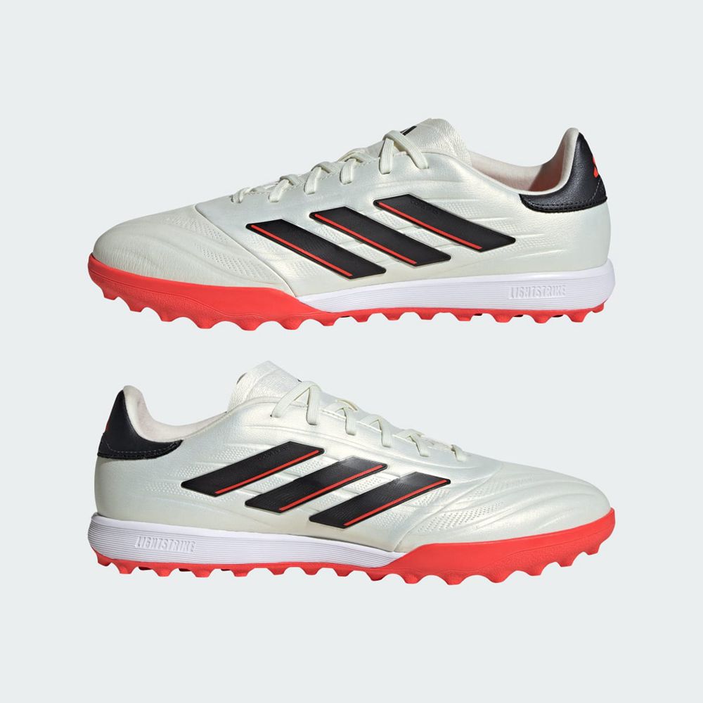 Chaussure de Foot Adidas Copa Pure II Elite Turf Blanche Noir Rouge Homme | UKA-52206494