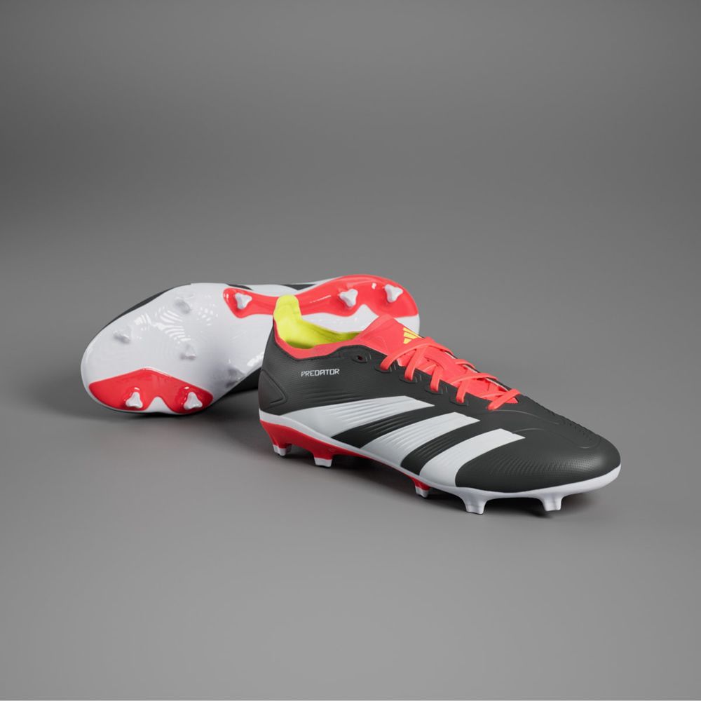 Chaussure de Foot Adidas Predator League L FG Noir Blanche Rouge Homme | TBK-52594518