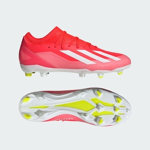 Chaussure de Foot Adidas X Crazyfast League Firm Ground Rouge Blanche Jaune Homme | WTV-73152304