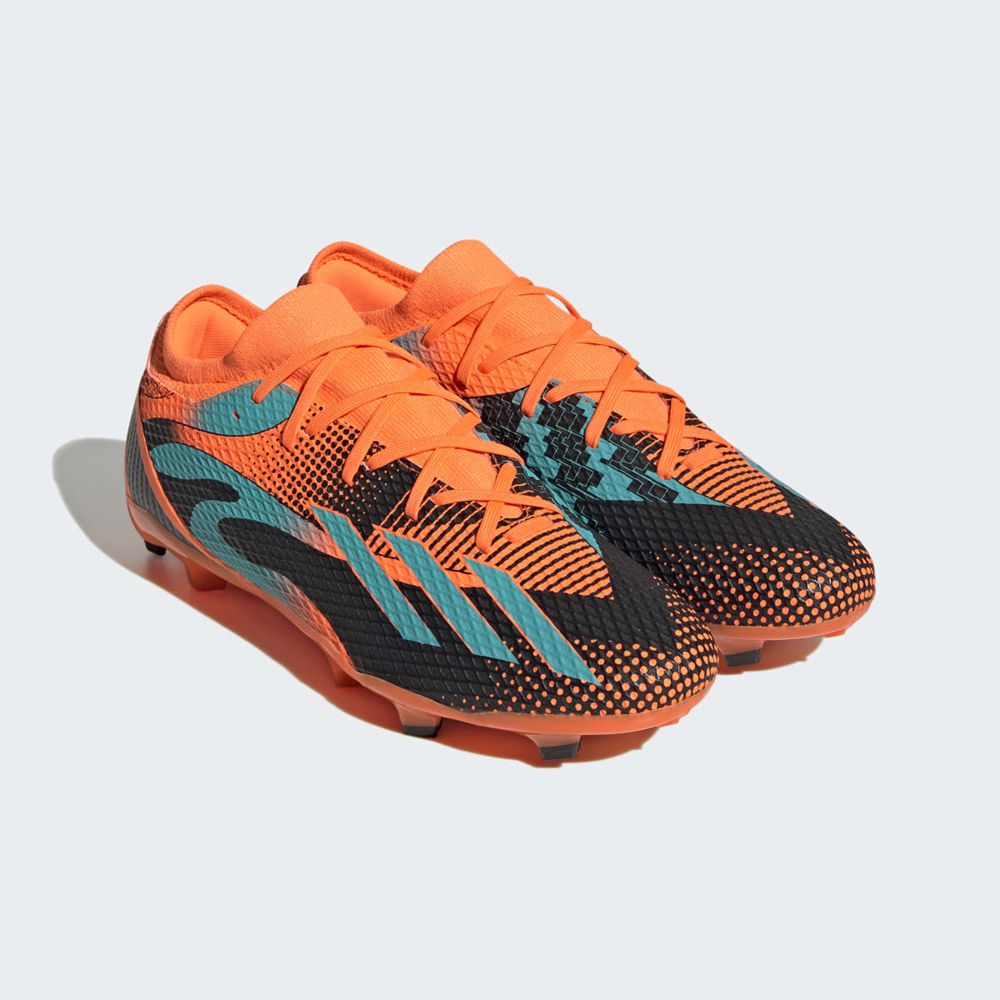 Chaussure de Foot Adidas X Speedportal Messi.3 Firm Ground Orange Vert Noir Homme | YQL-65727730