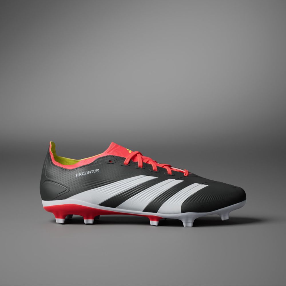 Chaussure de Foot Adidas Predator League L FG Noir Blanche Rouge Homme | TBK-52594518