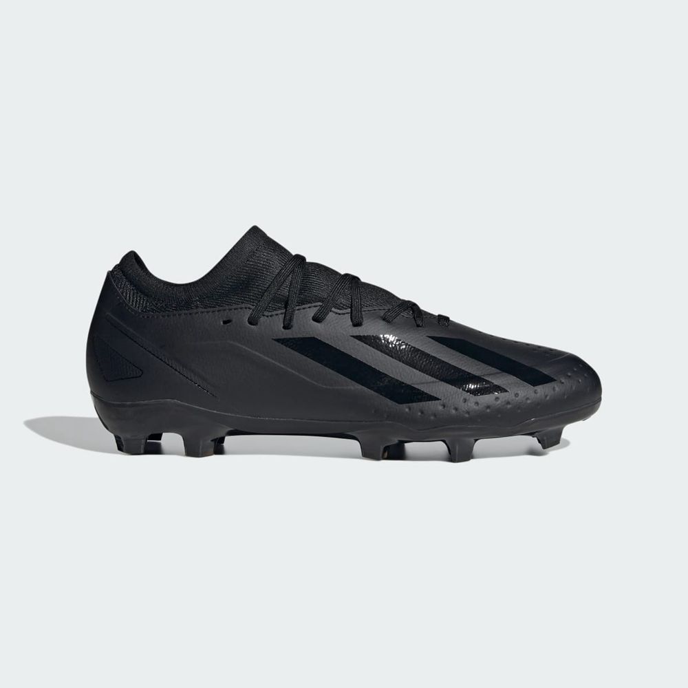 Chaussure de Foot Adidas X Crazyfast.3 Firm Ground Noir Homme | LPP-66518184