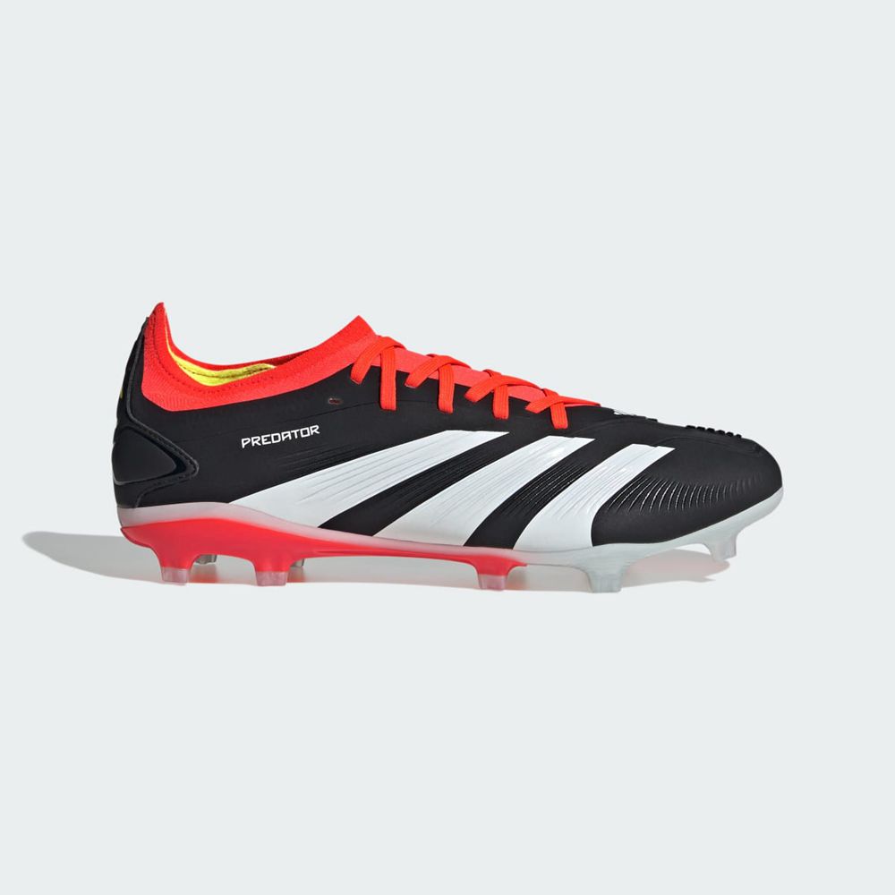 Chaussure de Foot Adidas Predator 24 Pro Firm Ground Noir Blanche Rouge Homme | MOS-08156983