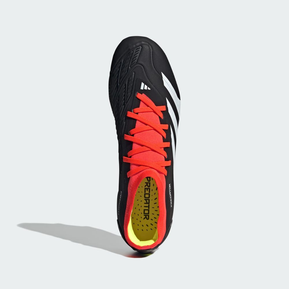 Chaussure de Foot Adidas Predator 24 Pro Firm Ground Noir Blanche Rouge Homme | MOS-08156983