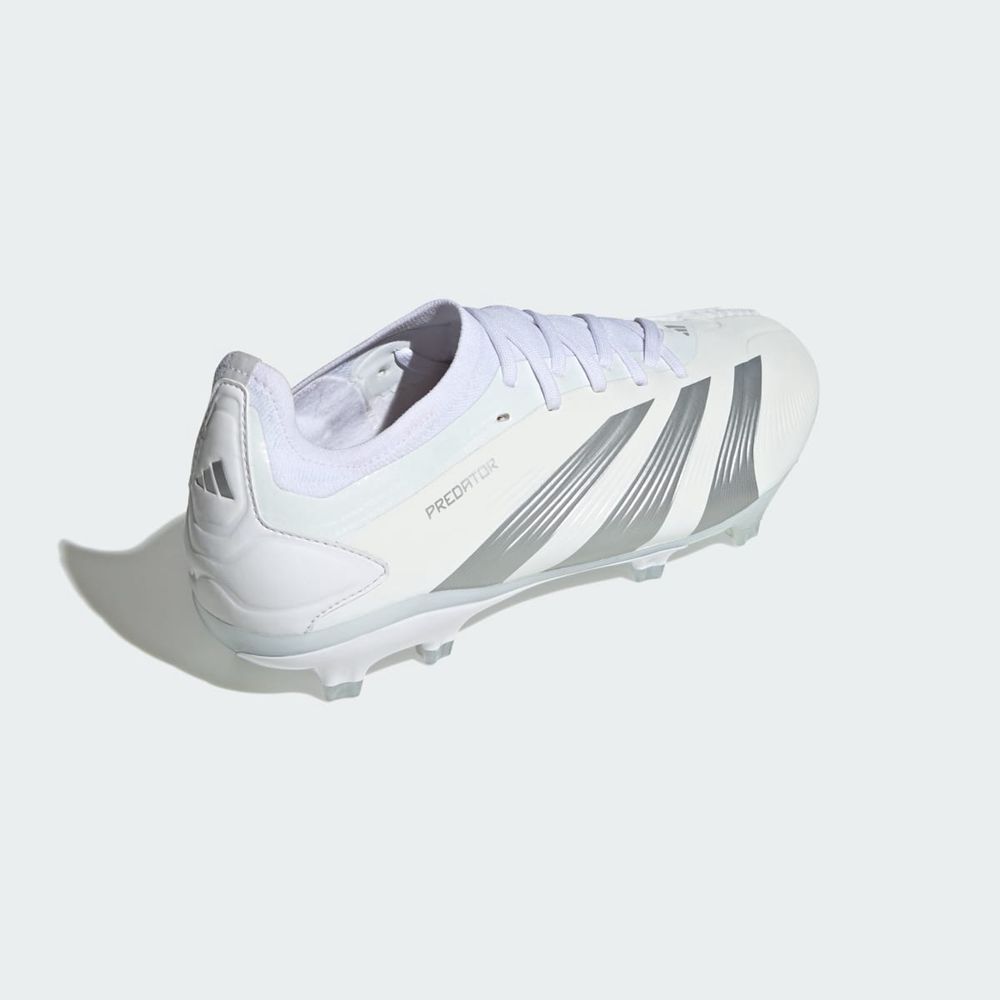 Chaussure de Foot Adidas Predator 24 Pro Firm Ground Blanche Argent Homme | LIP-15167513