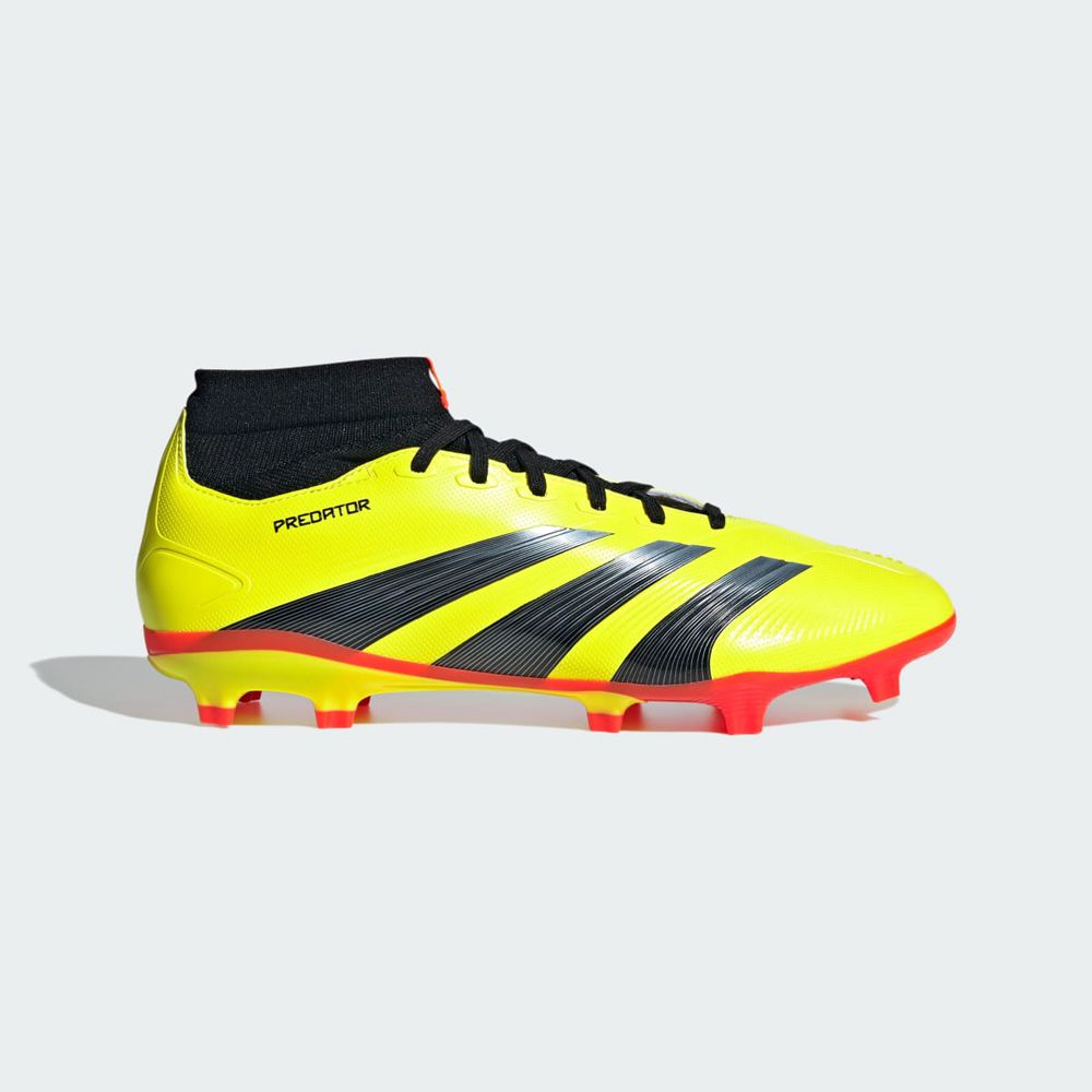 Chaussure de Foot Adidas Predator 24 League Firm Ground Jaune Noir Rouge Homme | OVG-55551990