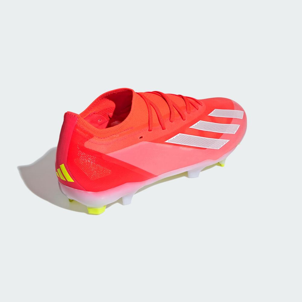 Chaussure de Foot Adidas X Crazyfast Pro Firm Ground Rouge Blanche Jaune Homme | PIY-37837171