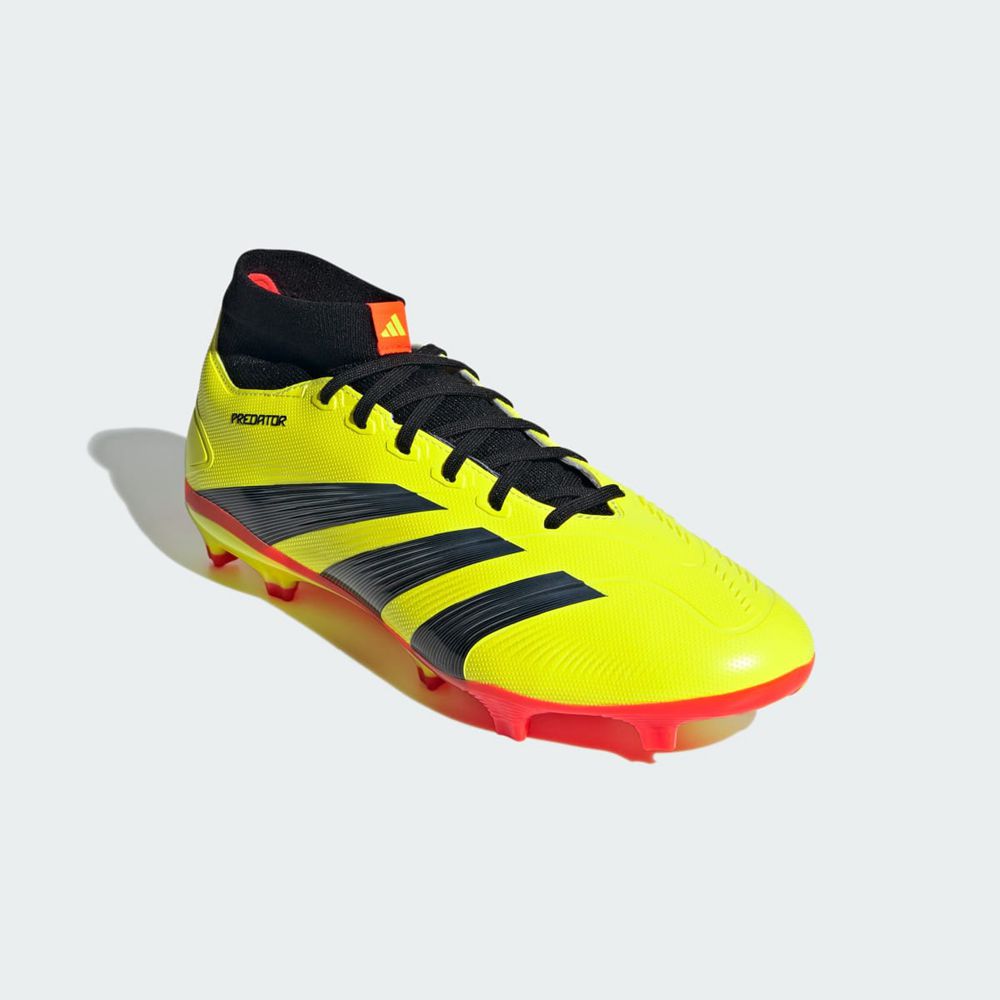 Chaussure de Foot Adidas Predator 24 League Firm Ground Jaune Noir Rouge Homme | OVG-55551990