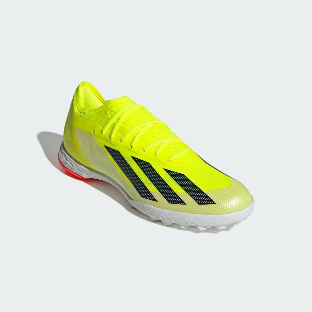 Chaussure de Foot Adidas X Crazyfast Elite Turf Jaune Noir Blanche Homme | CGR-46815134