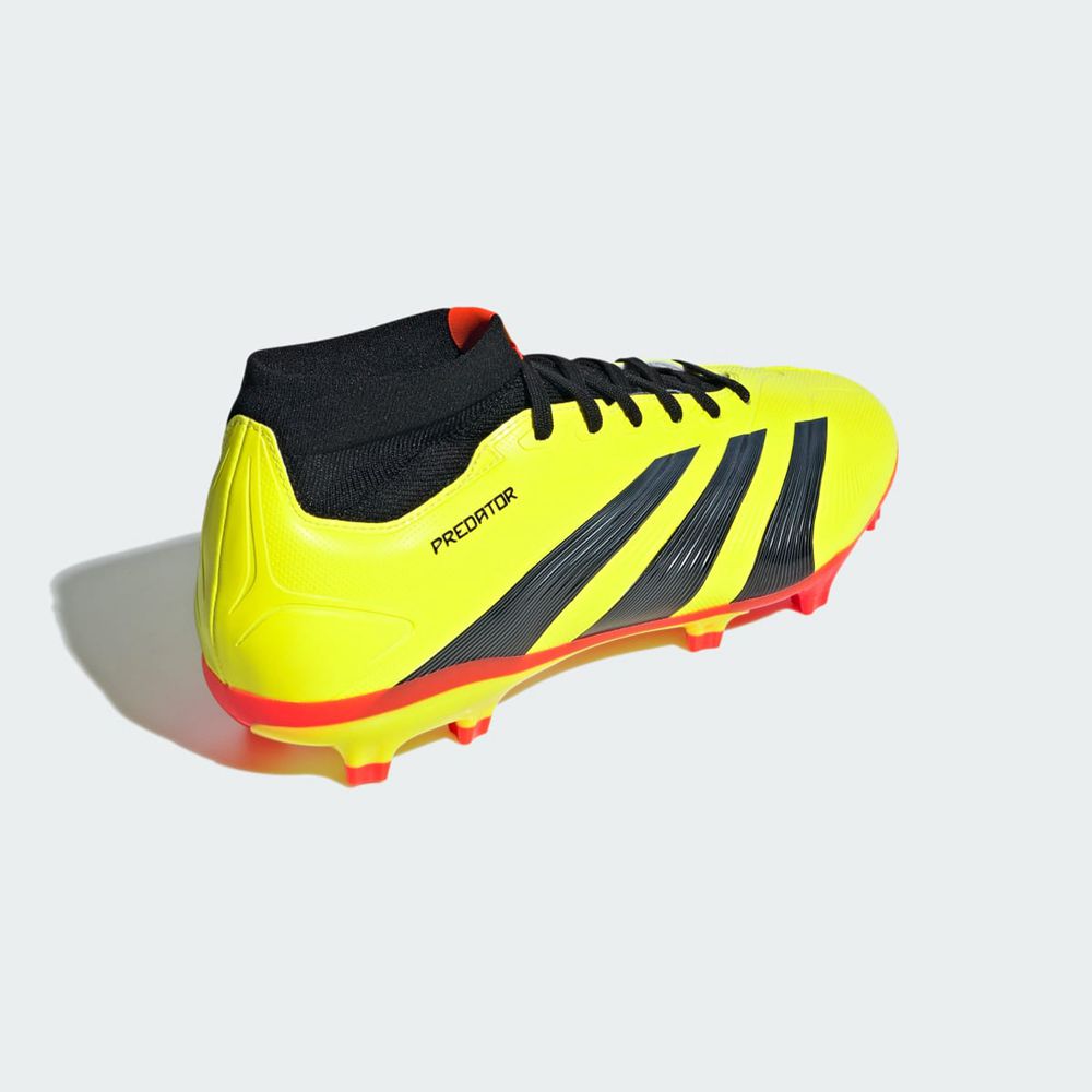 Chaussure de Foot Adidas Predator 24 League Firm Ground Jaune Noir Rouge Homme | OVG-55551990