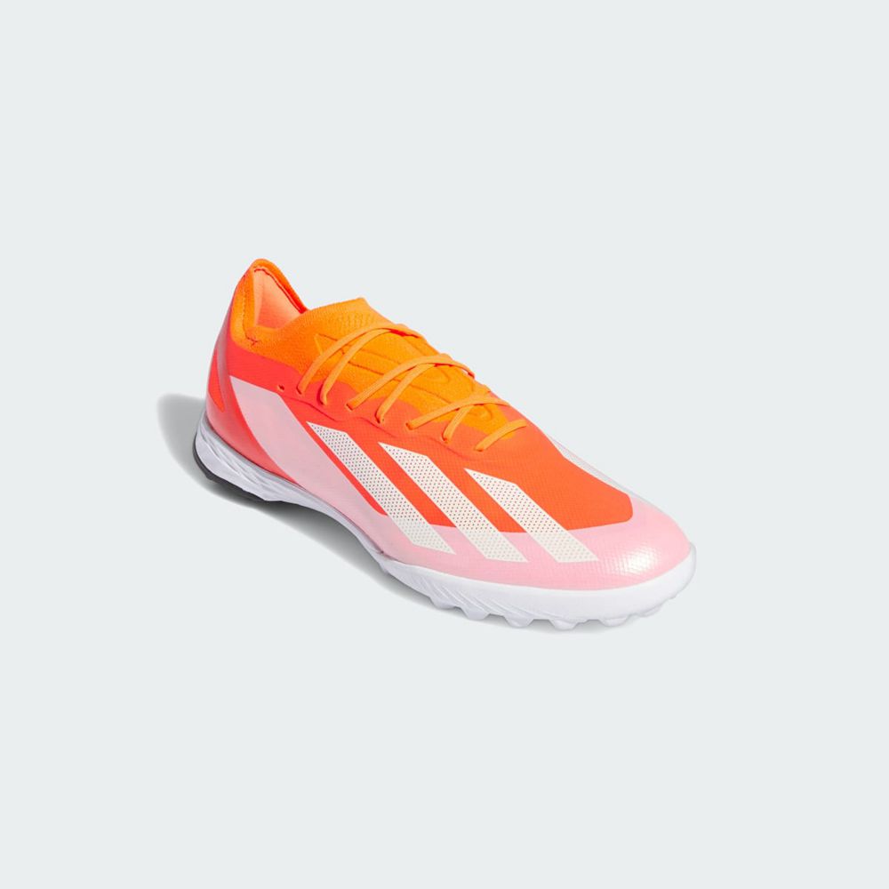 Chaussure de Foot Adidas X Crazyfast Elite Turf Rouge Blanche Jaune Homme | QYF-59890379