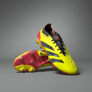 Chaussure de Foot Adidas Predator 24 Elite Low Firm Ground Jaune Noir Rouge Homme | AWZ-73822825