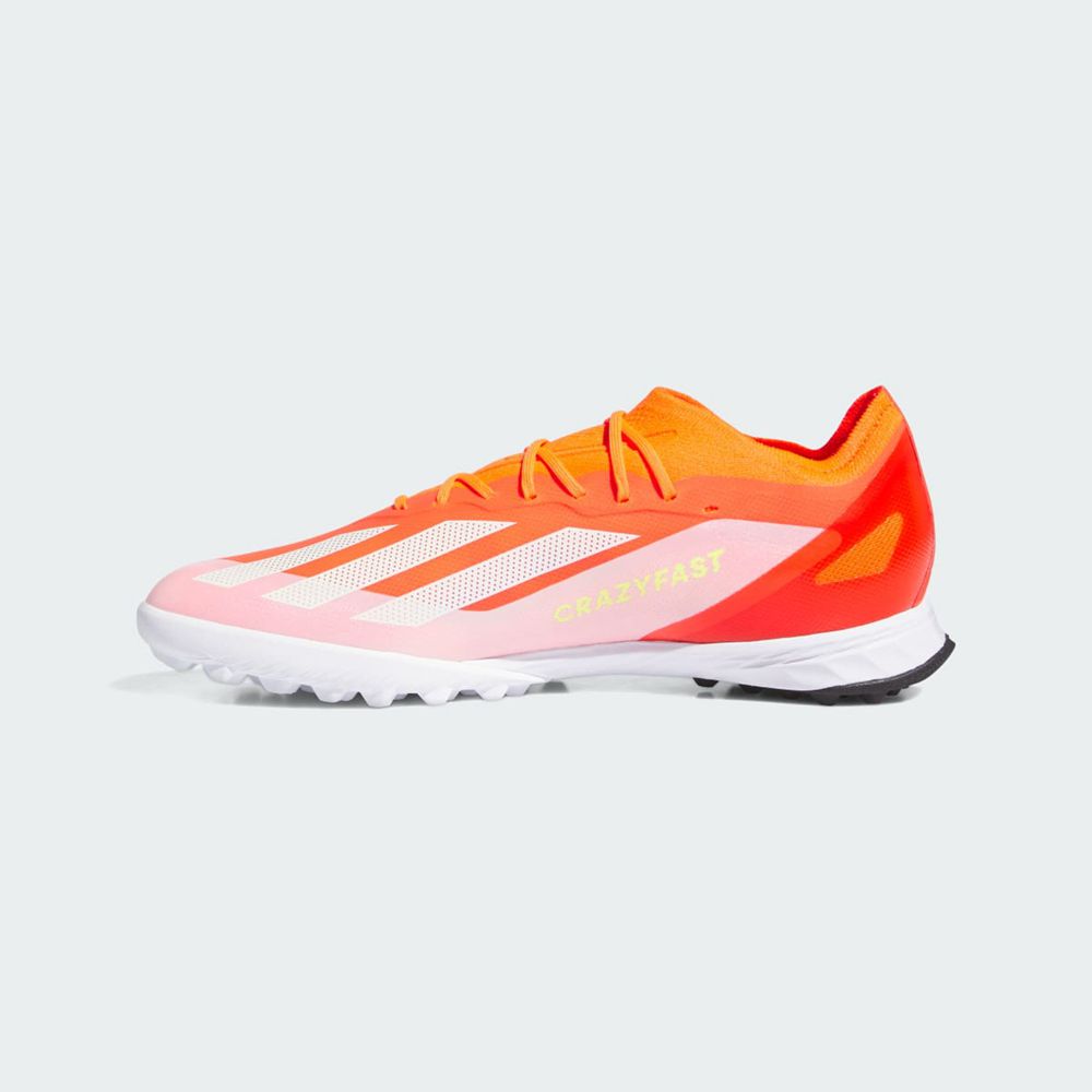 Chaussure de Foot Adidas X Crazyfast Elite Turf Rouge Blanche Jaune Homme | QYF-59890379