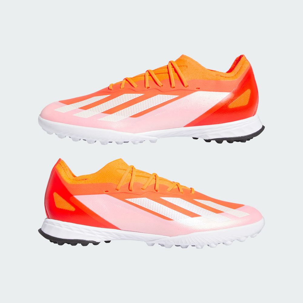 Chaussure de Foot Adidas X Crazyfast Elite Turf Rouge Blanche Jaune Homme | QYF-59890379