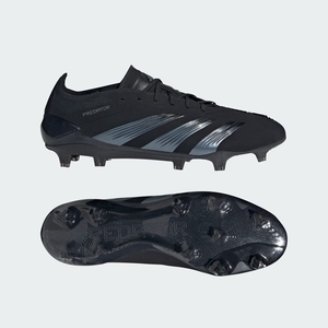 Chaussure de Foot Adidas Predator 24 Elite Low Firm Ground Noir Grise Homme | AYU-07529785