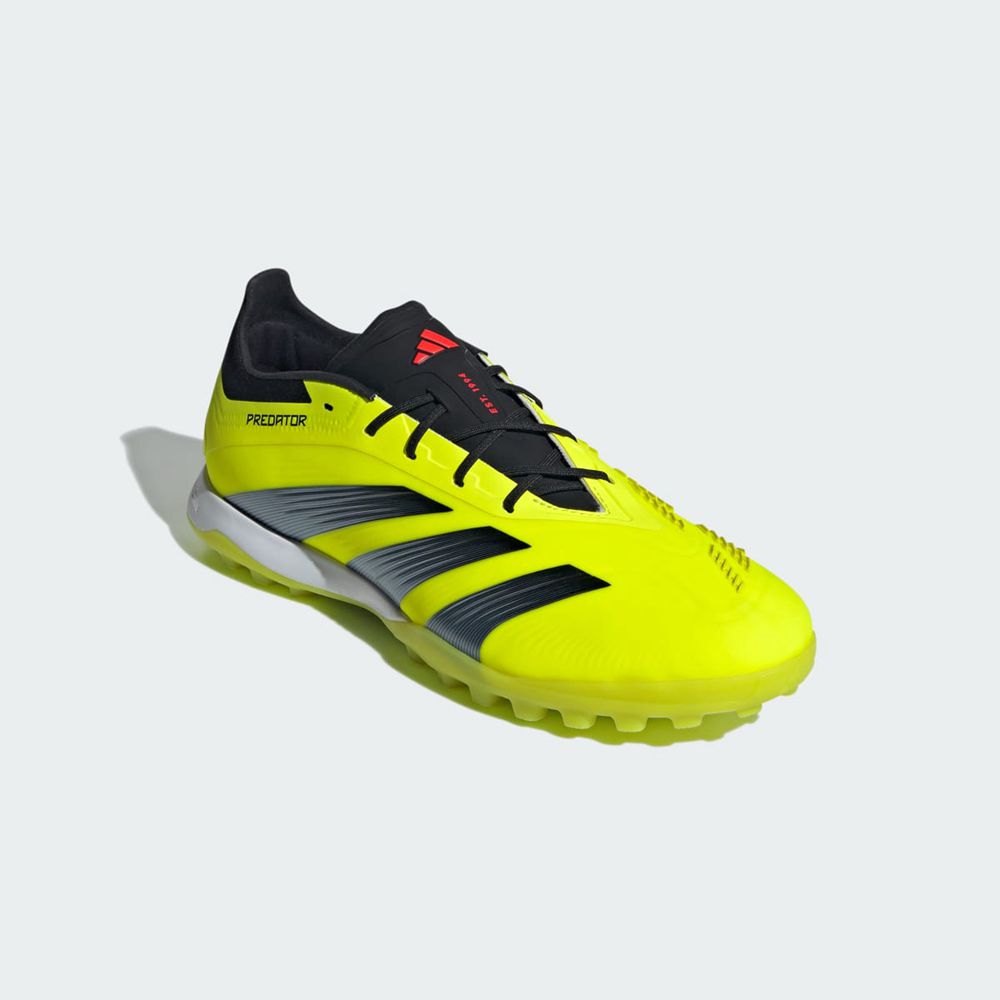 Chaussure de Foot Adidas Predator 24 Elite Turf Jaune Noir Rouge Homme | SDW-91616599