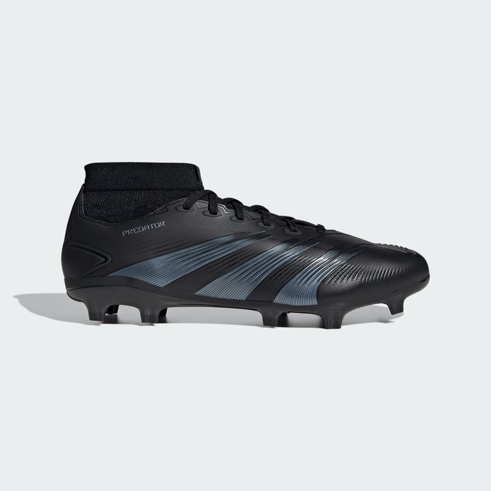 Chaussure de Foot Adidas Predator 24 League Firm Ground Noir Grise Homme | RAK-56379592