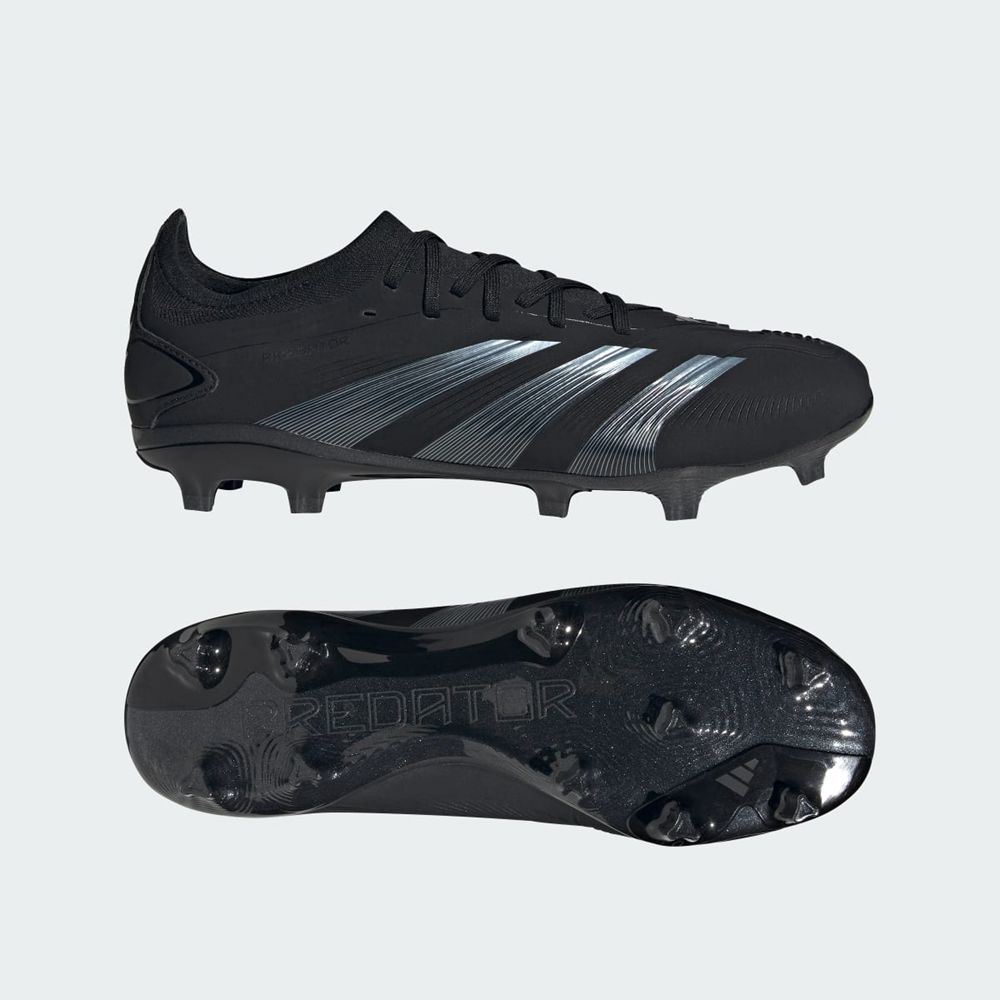 Chaussure de Foot Adidas Predator 24 Pro Firm Ground Noir Grise Homme | TIR-10311534