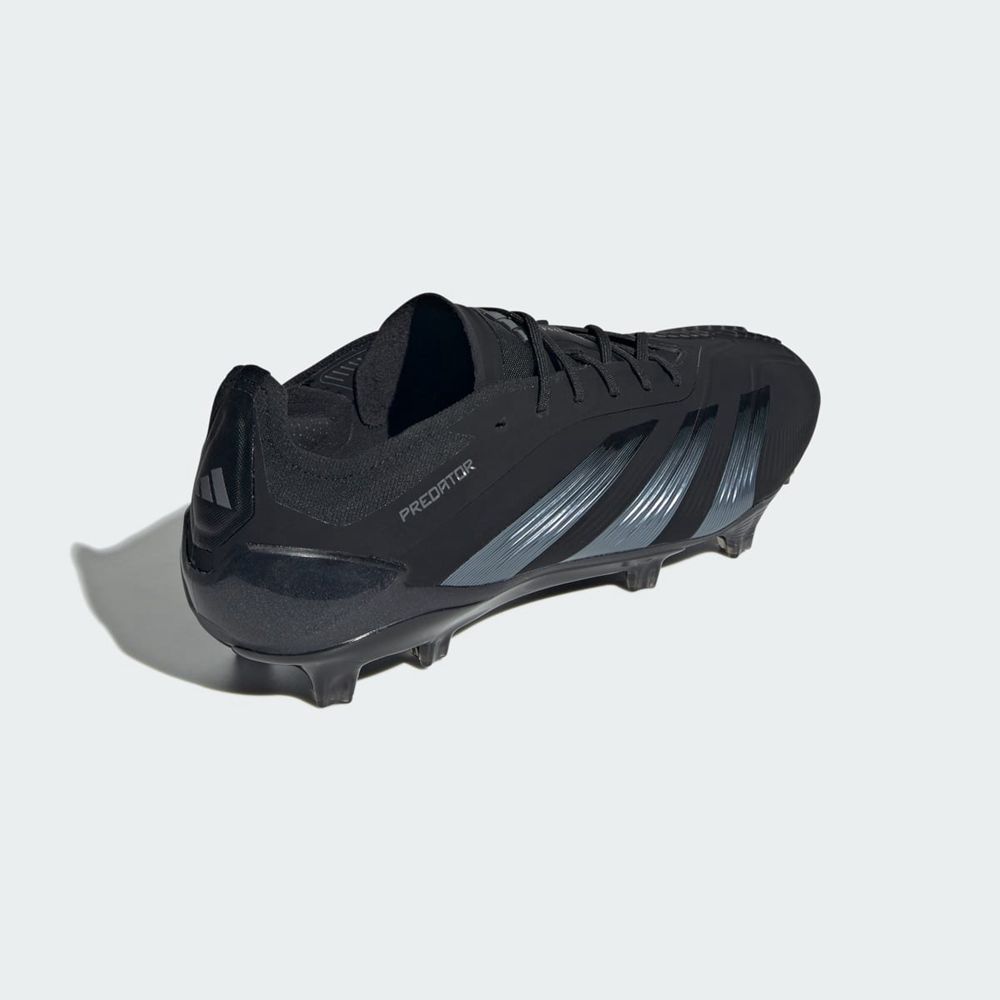 Chaussure de Foot Adidas Predator 24 Elite Low Firm Ground Noir Grise Homme | AYU-07529785