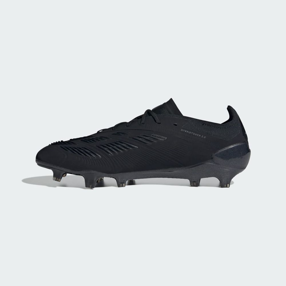 Chaussure de Foot Adidas Predator 24 Elite Low Firm Ground Noir Grise Homme | AYU-07529785