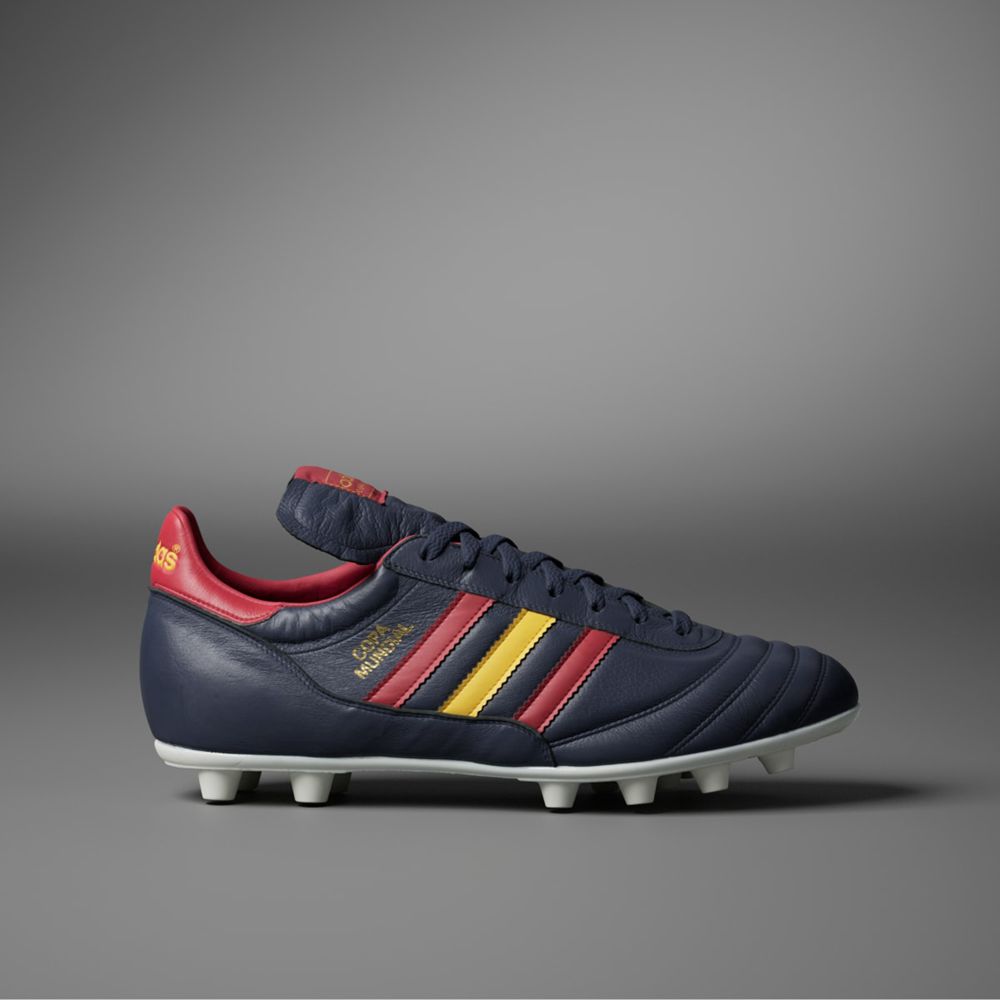 Chaussure de Foot Adidas Spain Copa Mundial Firm Ground Bleu Marine Doré Rouge Homme | RCF-45794780