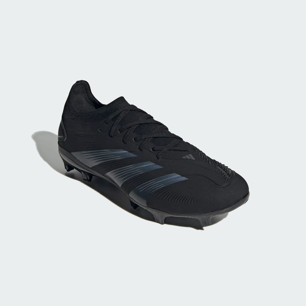 Chaussure de Foot Adidas Predator 24 Pro Firm Ground Noir Grise Homme | TIR-10311534