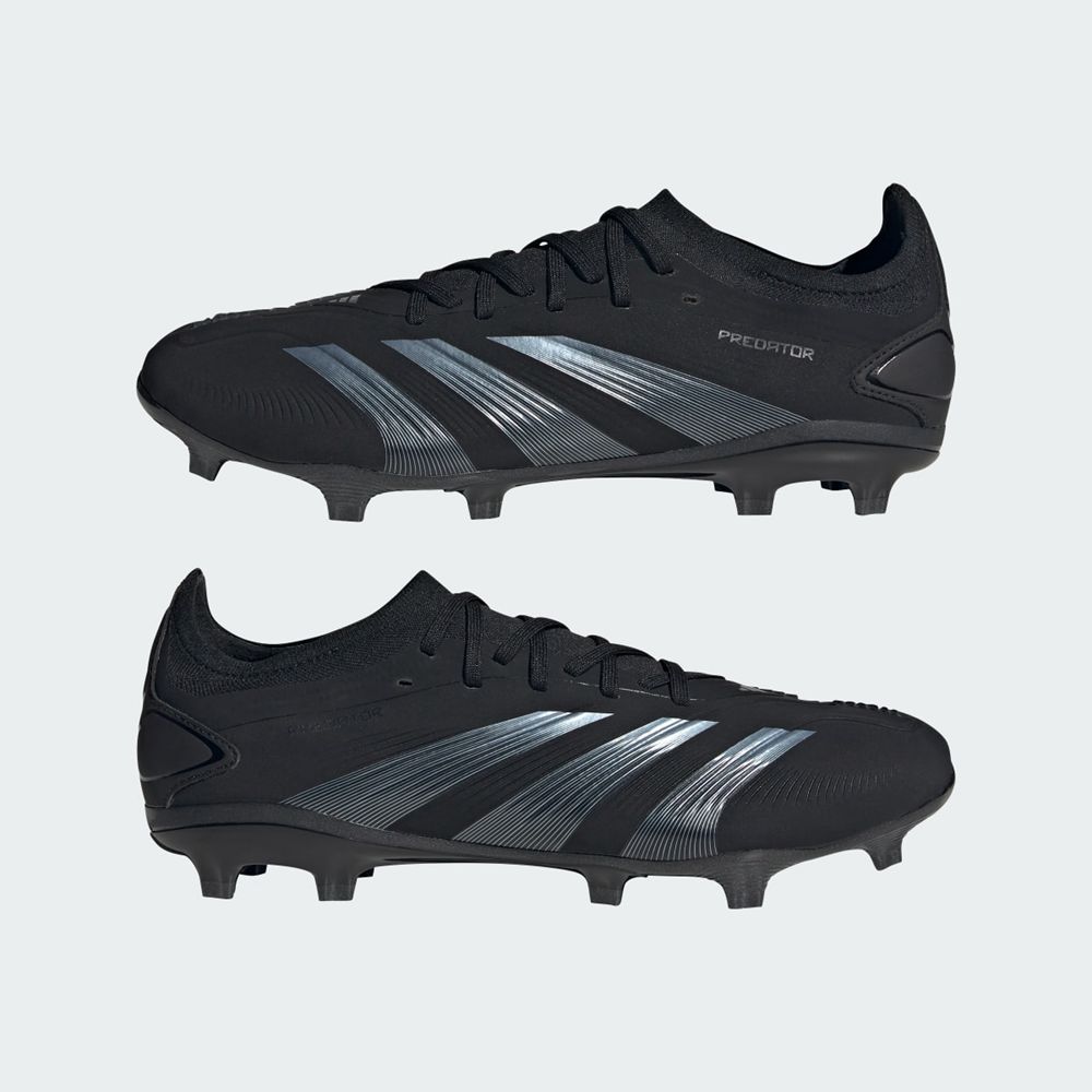 Chaussure de Foot Adidas Predator 24 Pro Firm Ground Noir Grise Homme | TIR-10311534