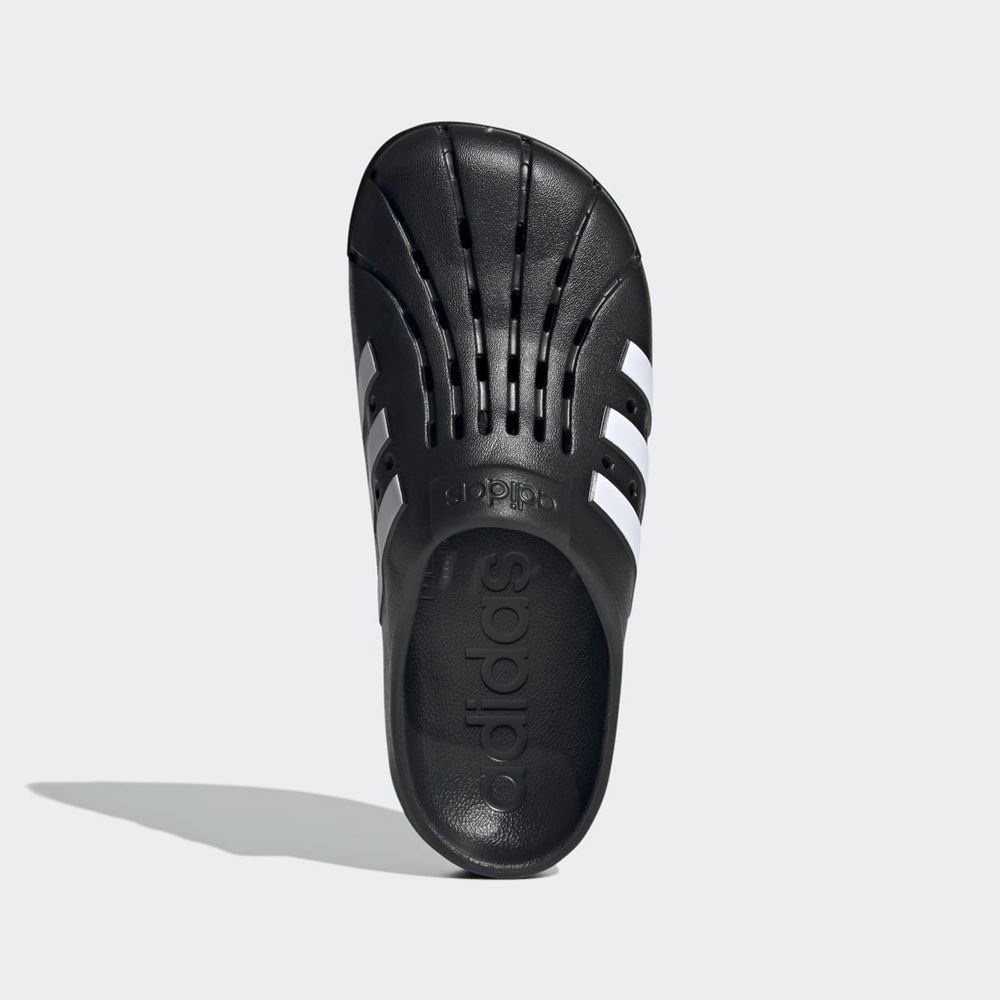 Sabot Adidas Adilette Noir Blanche Homme | HUV-91751218