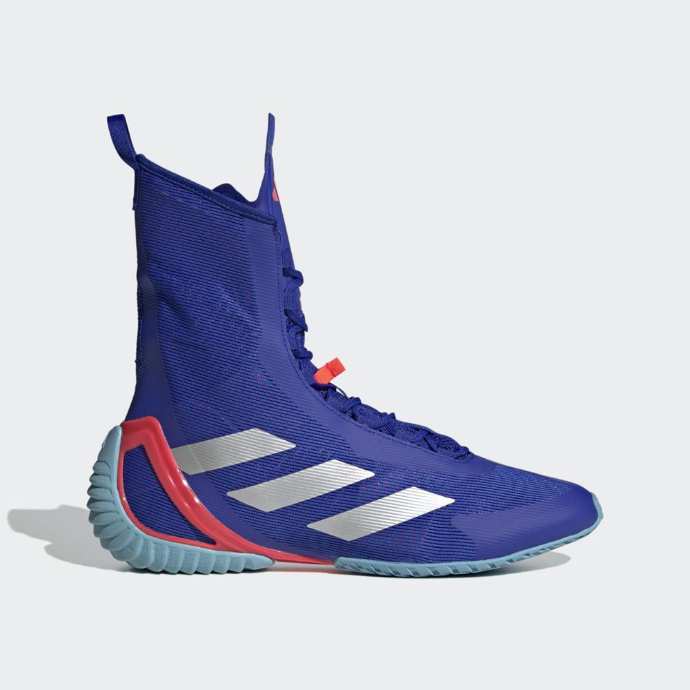 Chaussures De Boxe Adidas Speedex Ultra Bleu Argent Homme | TNJ-98866310