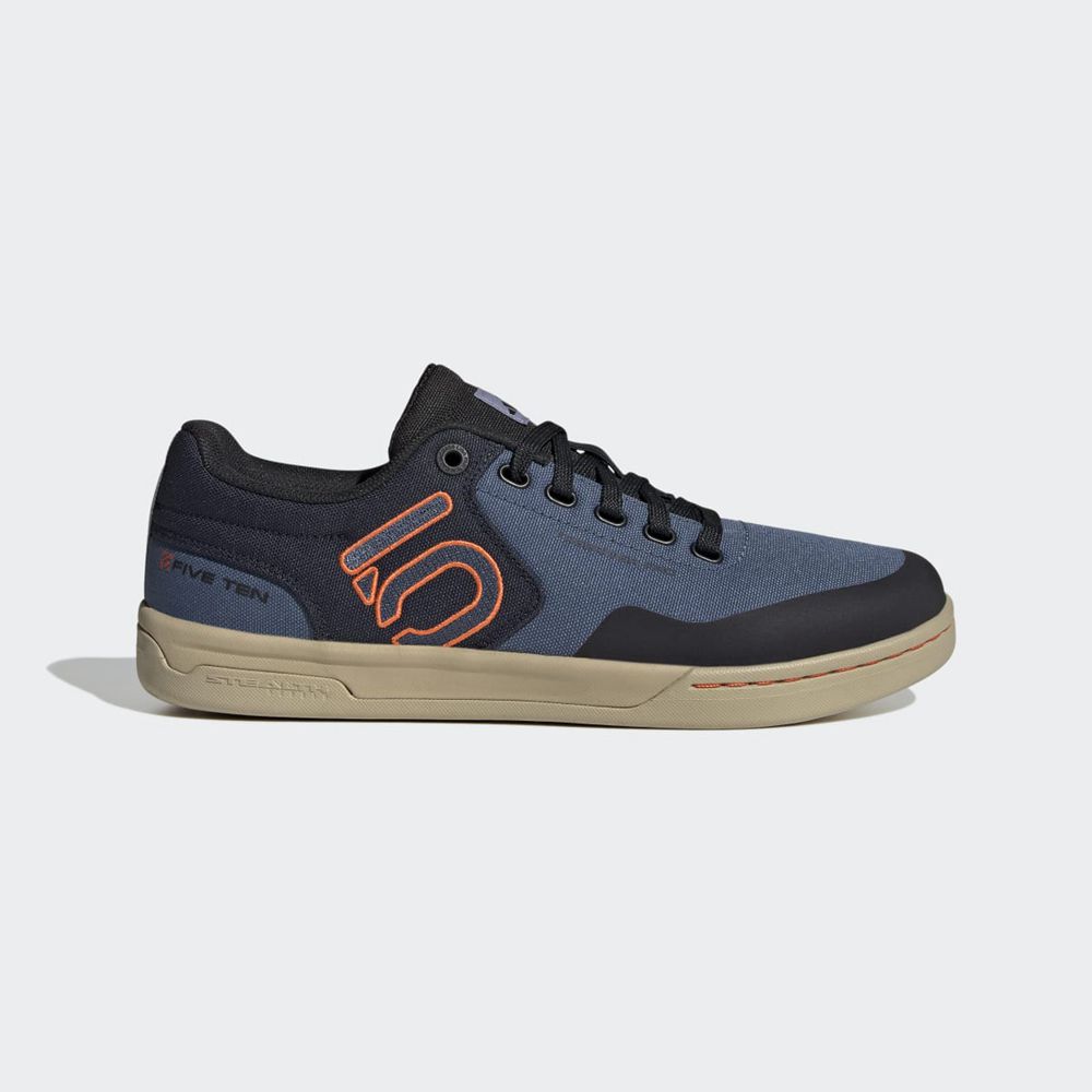 Chaussures De Vélo Adidas Five Ten Freerider Pro Canvas Bleu Marine Orange Homme | XHY-76576505