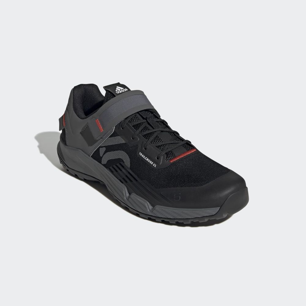 Chaussures De Vélo Adidas Five Ten Trailcross Clip-In Noir Grise Rouge Homme | NDK-59758998