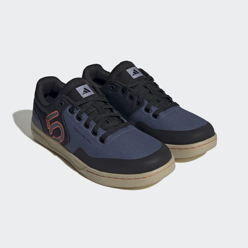 Chaussures De Vélo Adidas Five Ten Freerider Pro Canvas Bleu Marine Orange Homme | XHY-76576505