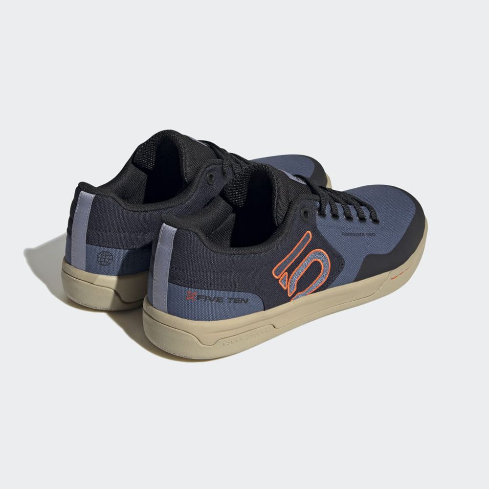 Chaussures De Vélo Adidas Five Ten Freerider Pro Canvas Bleu Marine Orange Homme | XHY-76576505