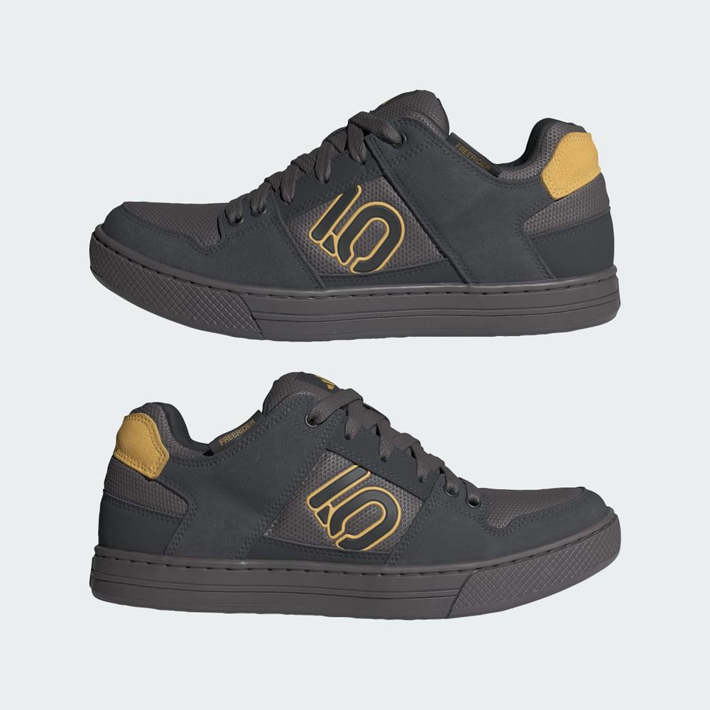 Chaussures De Vélo Adidas Five Ten Freerider Grise Jaune Homme | DNB-71273309